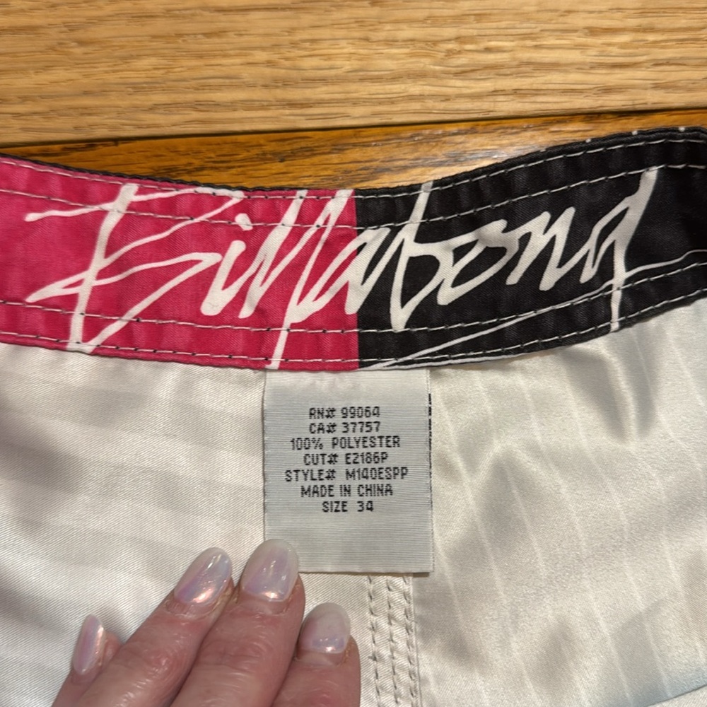 Billabong Black and White Striped Board Shorts - Picture 6 of 12